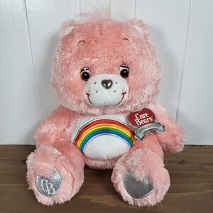 CARE BEARS 25th SPECIAL COLLECTORS EDITION SWAROVSKI CRYSTAL EYES & SILVER-CHEER